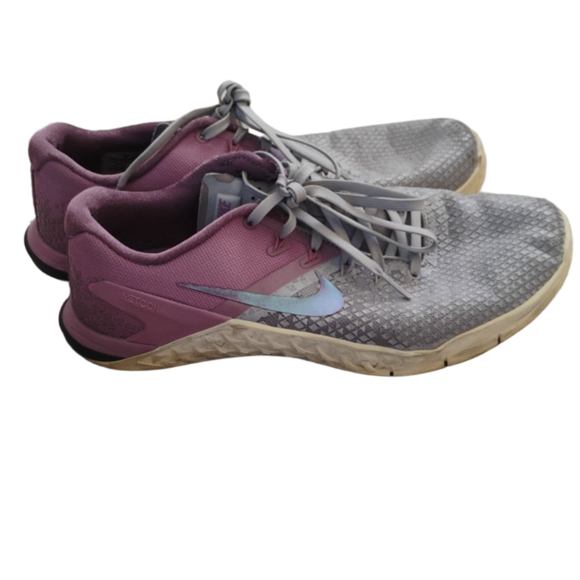 Nike Shoes - Preloved Nike Women's Running Shoes - Purple and Gray